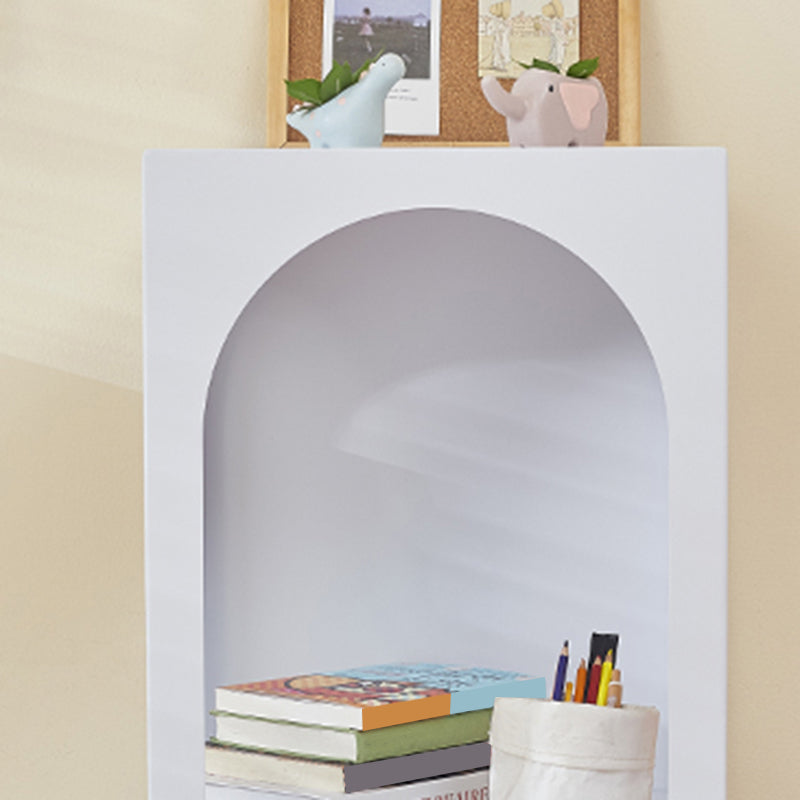 Closed Metal Bookshelf Modern Minimalist Home Living Room Corner Bookcase