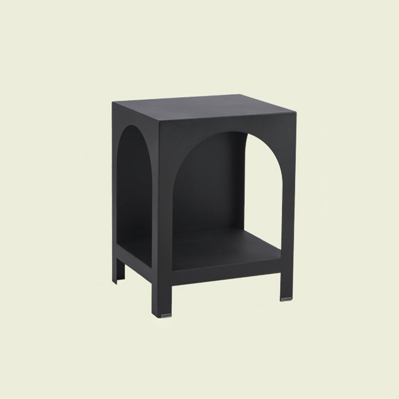 Closed Metal Bookshelf Modern Minimalist Home Living Room Corner Bookcase