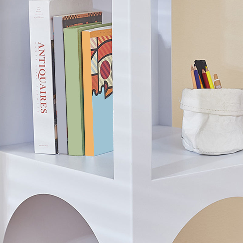 Closed Metal Bookshelf Modern Minimalist Home Living Room Corner Bookcase