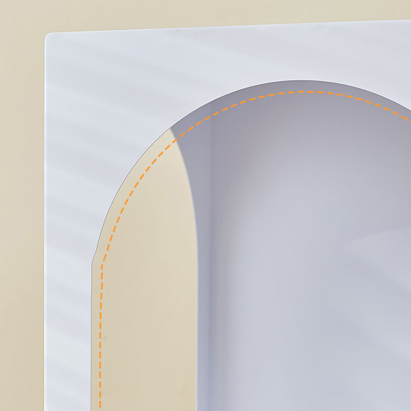 Closed Metal Bookshelf Modern Minimalist Home Living Room Corner Bookcase