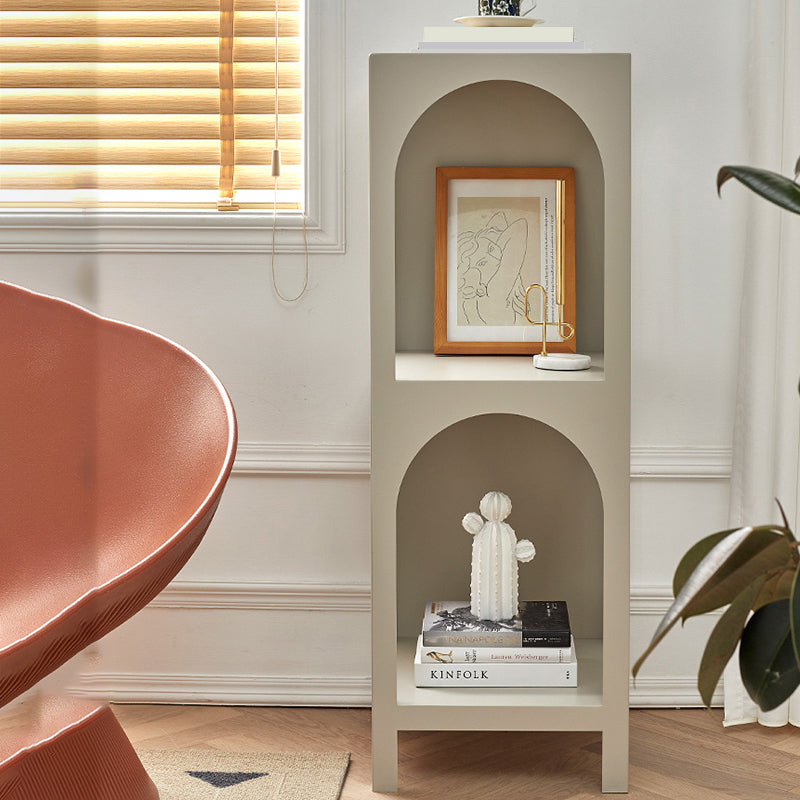 Closed Metal Bookshelf Modern Minimalist Home Living Room Corner Bookcase