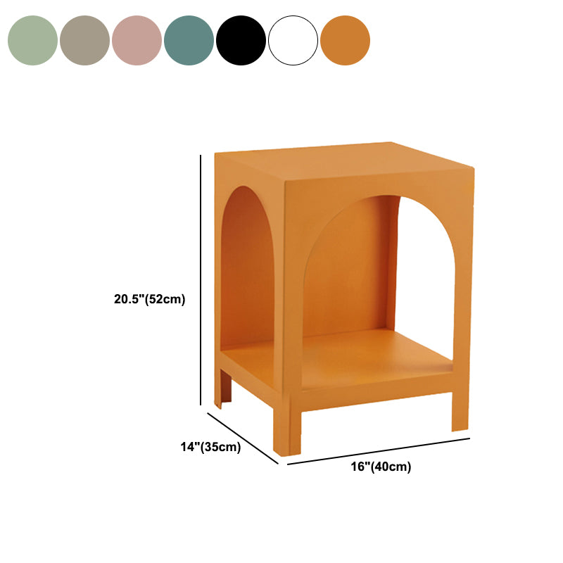 Closed Metal Bookshelf Modern Minimalist Home Living Room Corner Bookcase