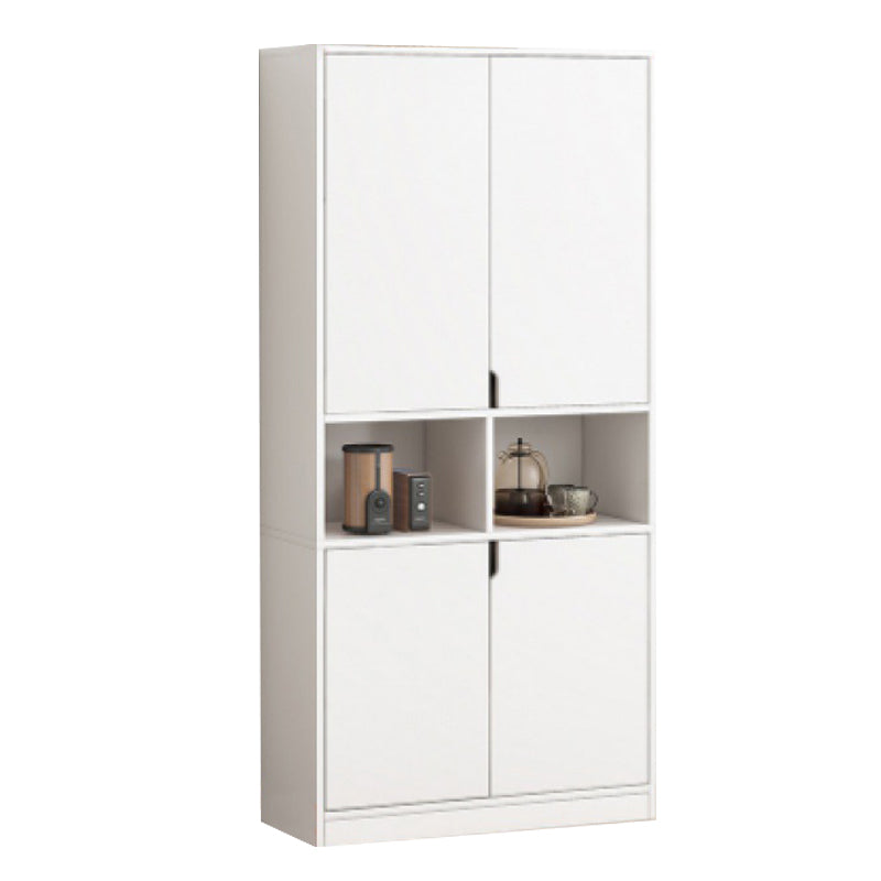 Scandinavian Closed Back Book Shelf 11.8'" W Wood Bookcase for Office