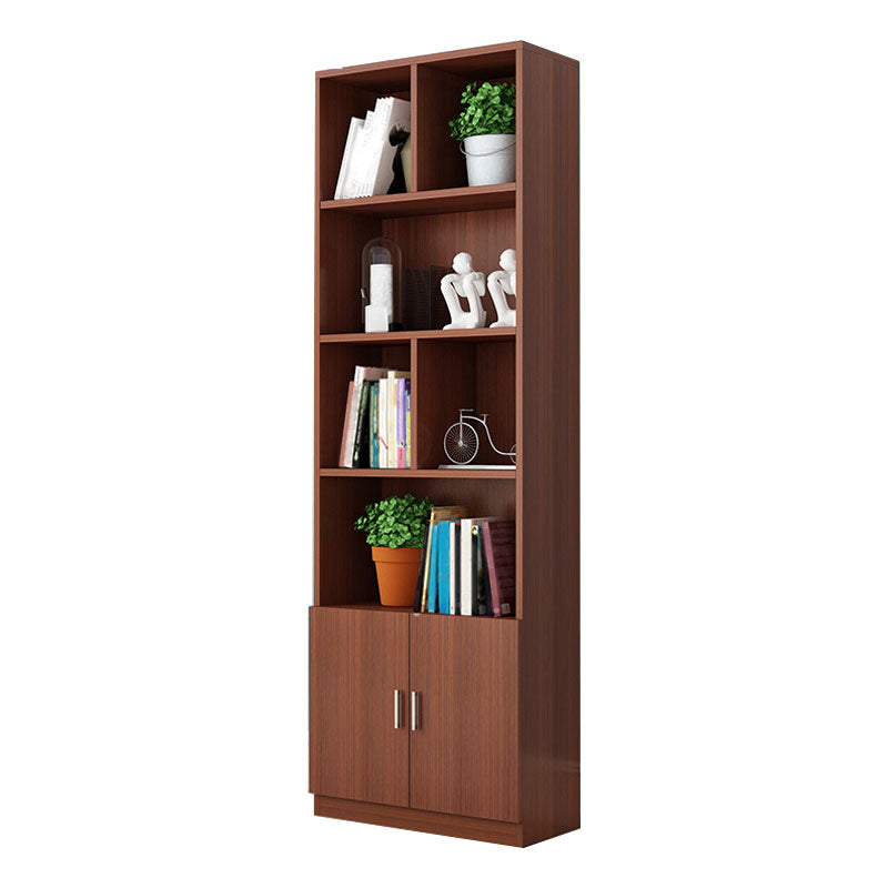 Closed Wooden Bookshelf Nordic Home Living Room Standard Bookcase