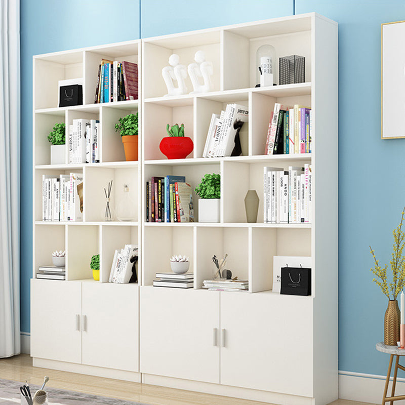 Closed Wooden Bookshelf Nordic Home Living Room Standard Bookcase