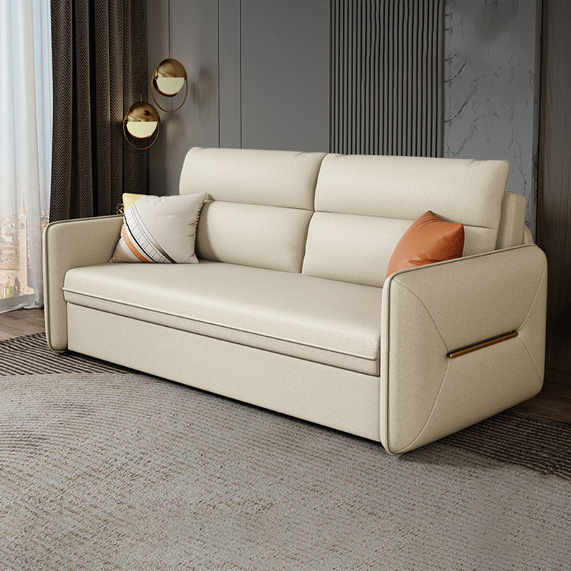 Faux Leather Stain Resistant Sofa Bed Contemporary Bed Sofa Couch