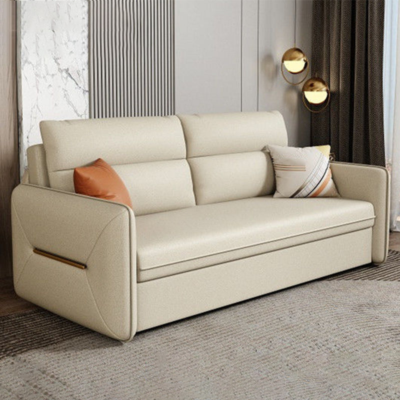 Faux Leather Stain Resistant Sofa Bed Contemporary Bed Sofa Couch