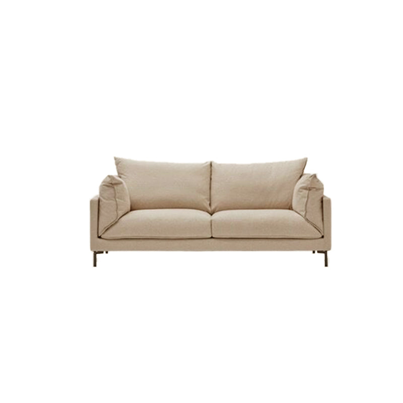 Modern Sofa with 2 Pillows Standard Pillow Top Arm Fabric Sofa