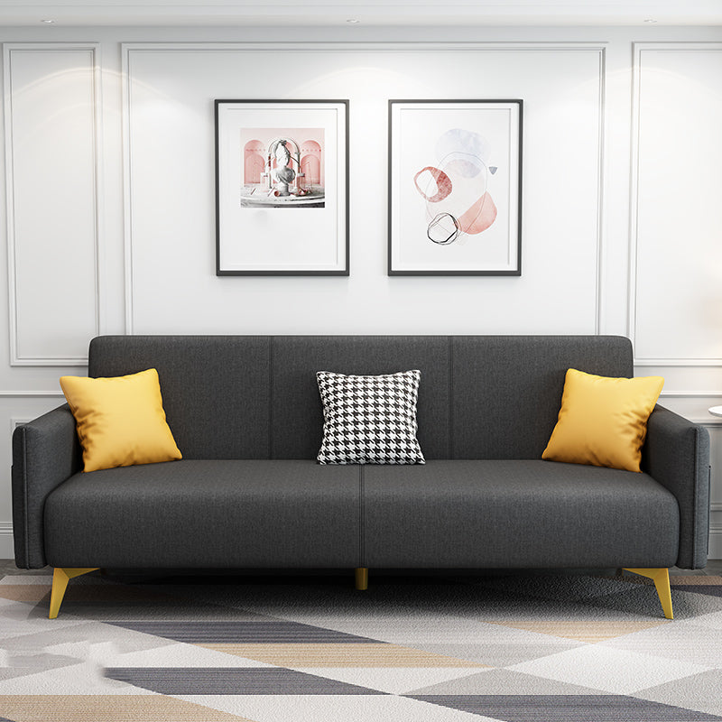 Contemporary Standard Square Arm Living Room Stationary Seating