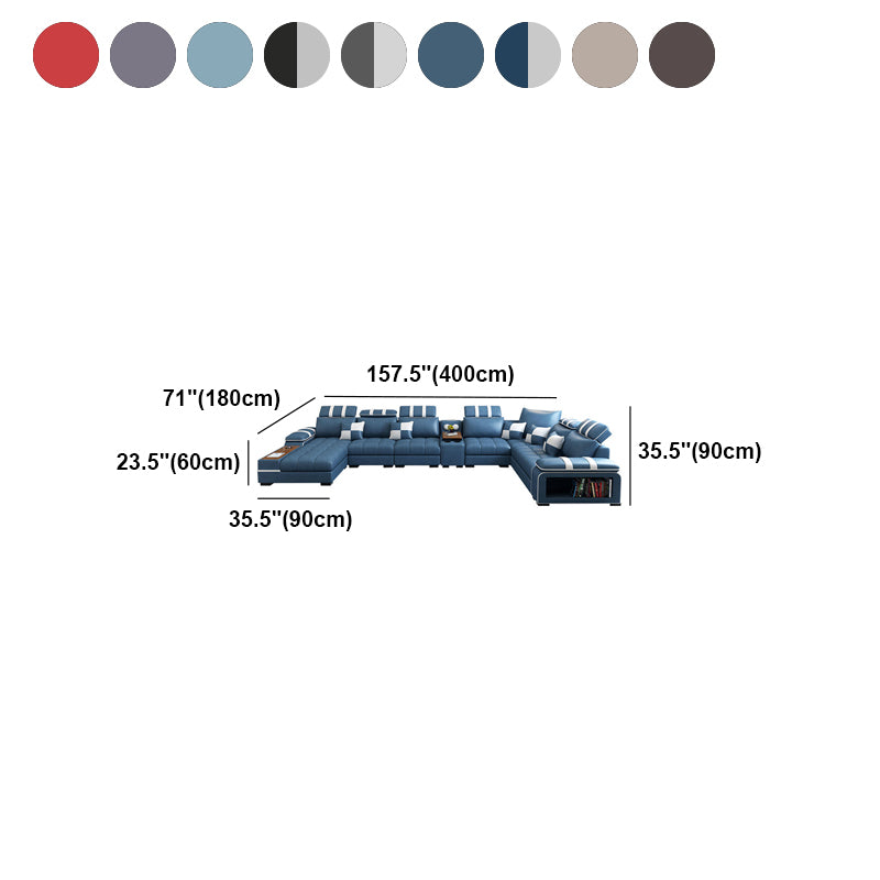 Pillow Top Arm Mondern Contemporary Furniture Sectionals for Living Room