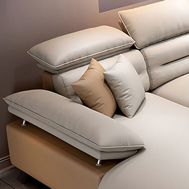 Pillow Top Arm Sofa Reversible Modular L-Shape Furniture Sectionals