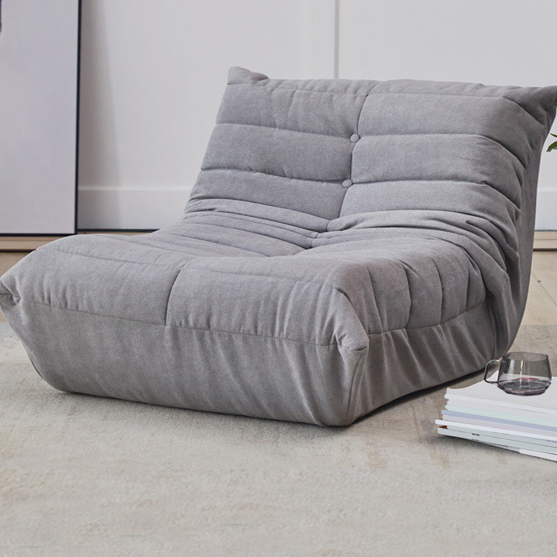 34.25"L x 40.16"W x 27.56"H Armless Sewn Pillow Back Chair,Modern Chair for Bedroom