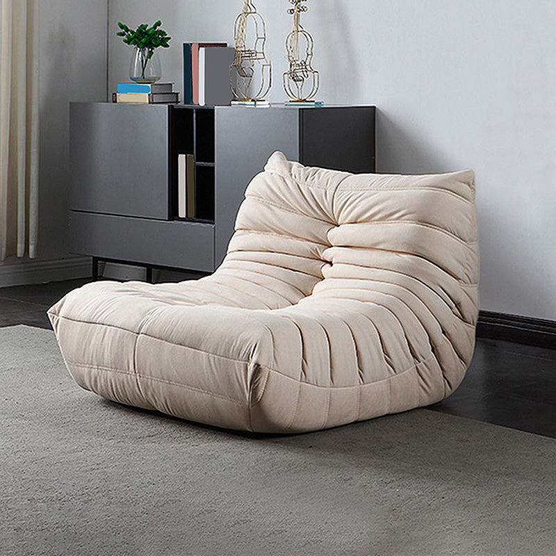 34.25"L x 40.16"W x 27.56"H Armless Sewn Pillow Back Chair,Modern Chair for Bedroom