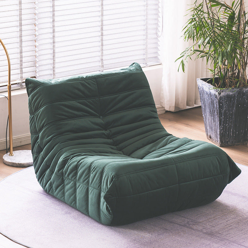 34.25"L x 40.16"W x 27.56"H Armless Sewn Pillow Back Chair,Modern Chair for Bedroom