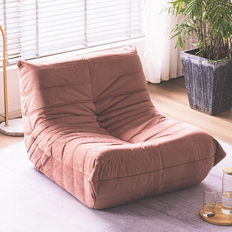 34.25"L x 40.16"W x 27.56"H Armless Sewn Pillow Back Chair,Modern Chair for Bedroom