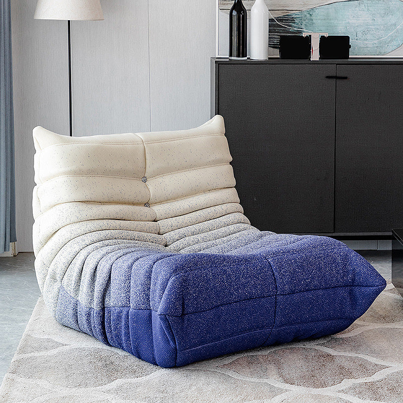 34.25"L x 40.16"W x 27.56"H Armless Sewn Pillow Back Chair,Modern Chair for Bedroom