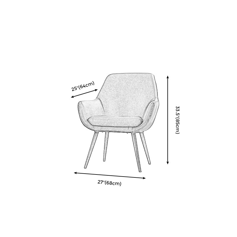Tight Back Armchair Arms Included Accent Chair 25.20" W √ó 26.77" L √ó 33.46" H
