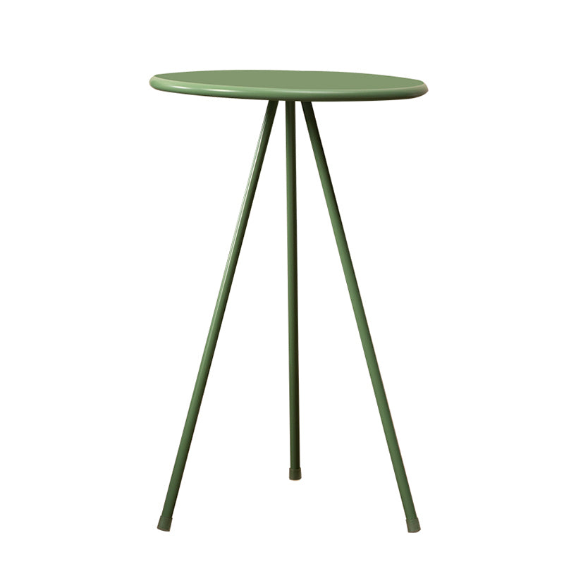 Metal White/green/black/gold 3 Legs Base Design Round Coffee Table
