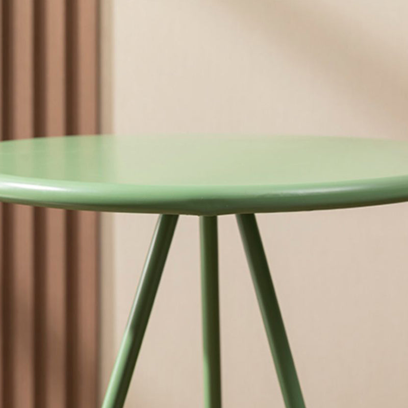 Metal White/green/black/gold 3 Legs Base Design Round Coffee Table