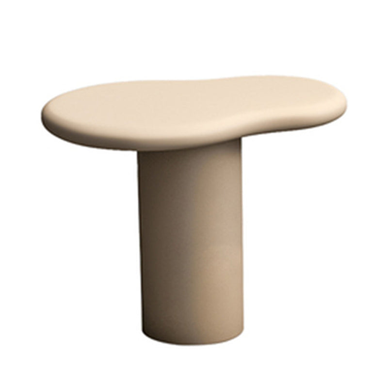 Nordic Geometric Wooden Coffee Table Pedestal 1 Single Cocktail Table