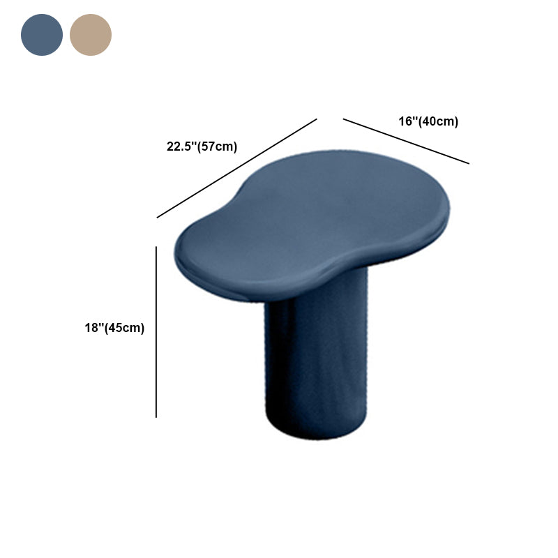 Nordic Geometric Wooden Coffee Table Pedestal 1 Single Cocktail Table