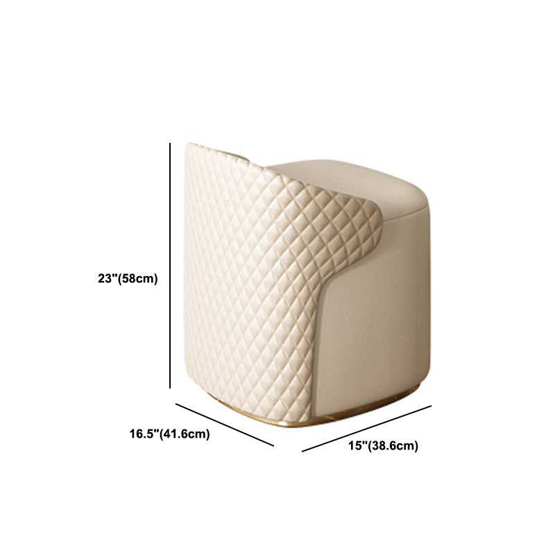 White Rock Sheet Top Gold Metal Base Glam Style 2/5 Drawers Dresser