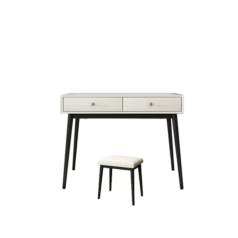 29.5" Height White Wooden Top Make-up Vanity with Drawer for Bedroom