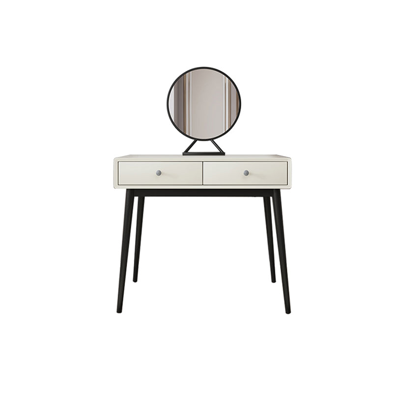 29.5" Height White Wooden Top Make-up Vanity with Drawer for Bedroom