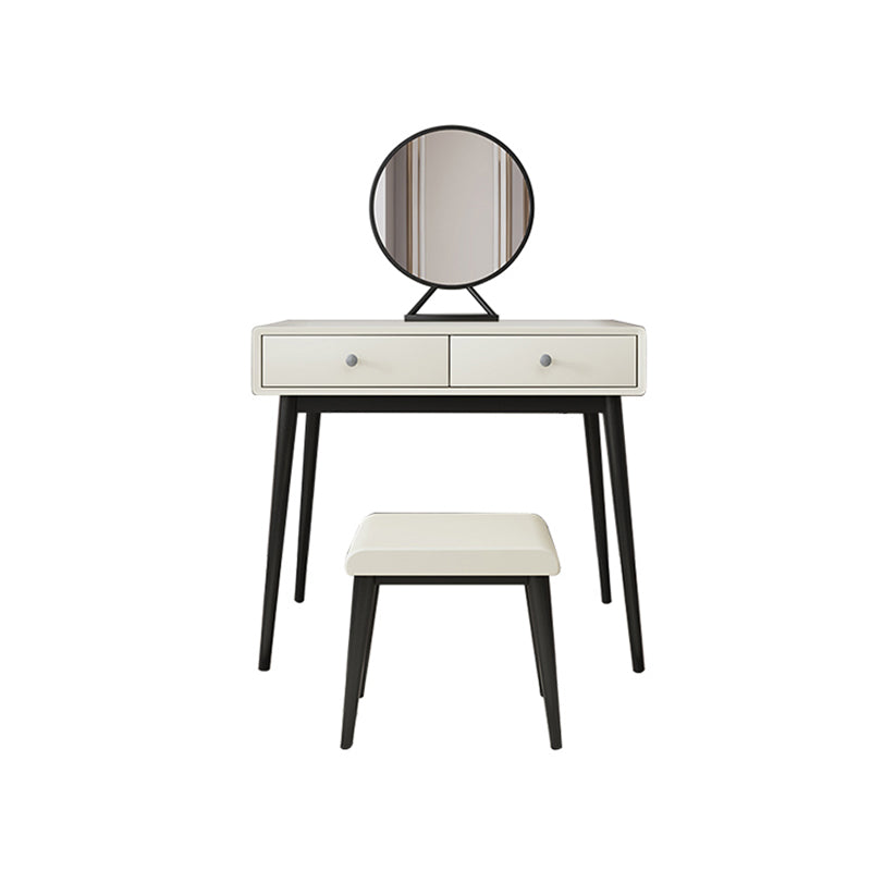 29.5" Height White Wooden Top Make-up Vanity with Drawer for Bedroom