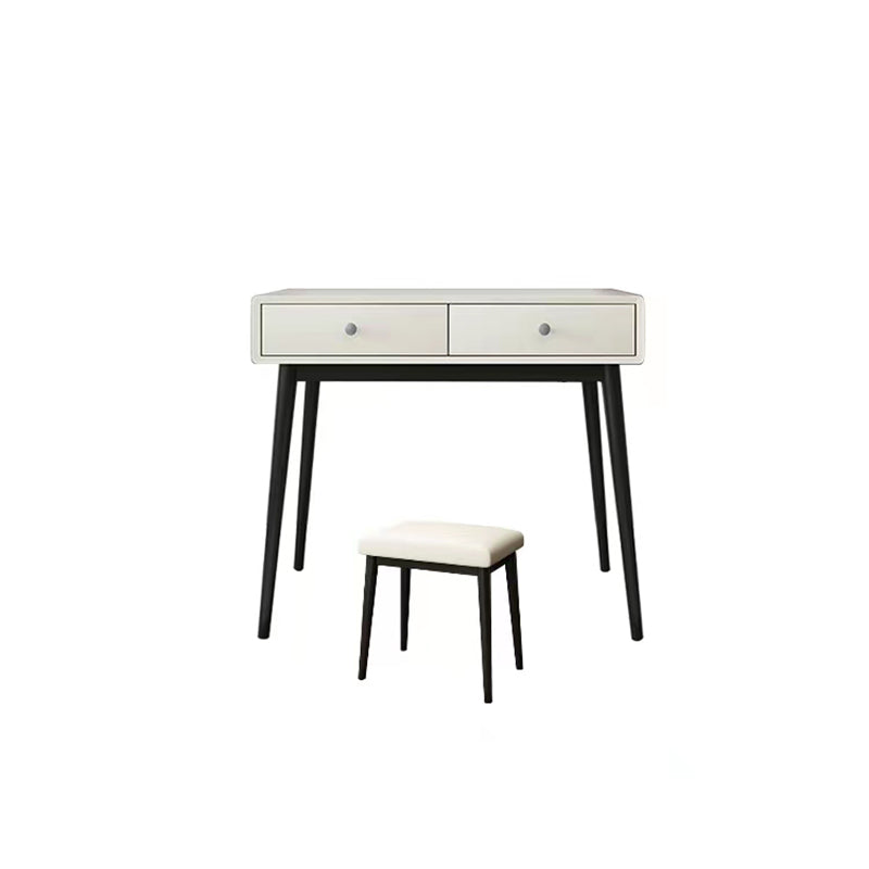 29.5" Height White Wooden Top Make-up Vanity with Drawer for Bedroom