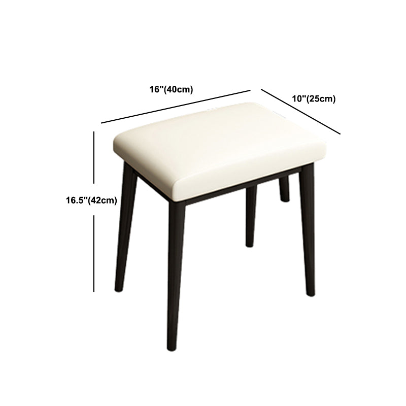 29.5" Height White Wooden Top Make-up Vanity with Drawer for Bedroom