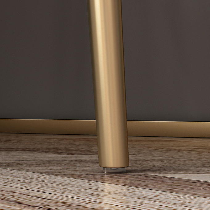 31.5" Height White/ Grey Wood Top Make-up Vanity with Drawer for Bedroom