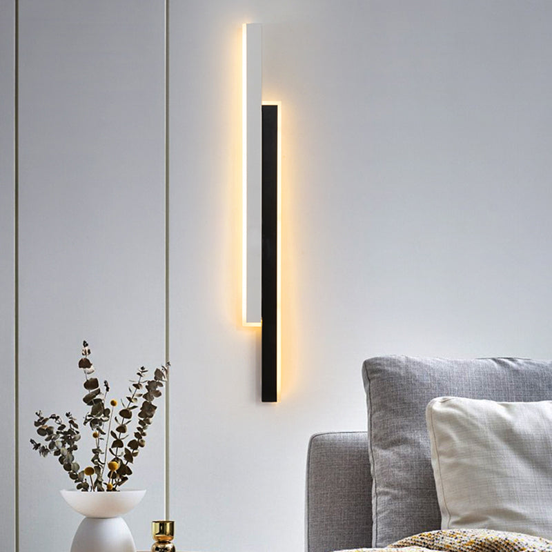 Contemporary Style Wall Lamp Sconce Linear Wall Sconce Metal for Bedroom