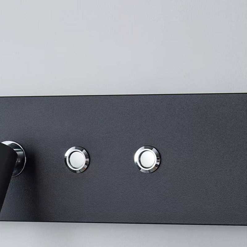 Modern Minimalist LED Wall Light Rectangular Iron Wall Lamp for Bedroom