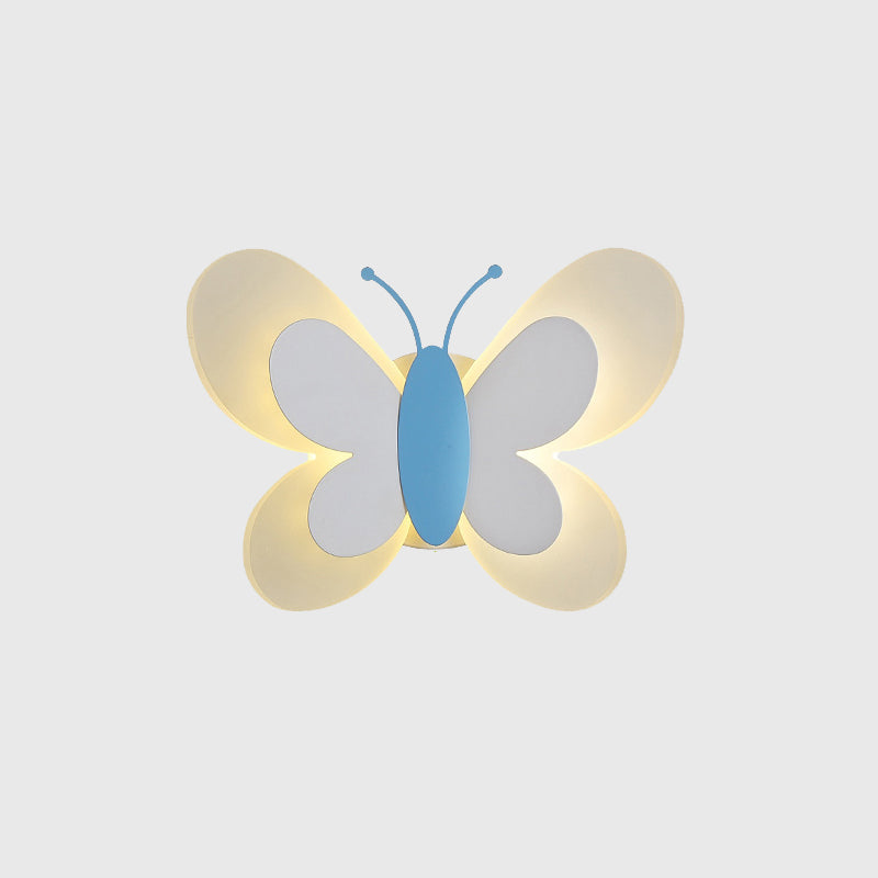 Butterfly LED Wall Lamp in Modern Creative Style Acrylic Wall Light for Bedroom