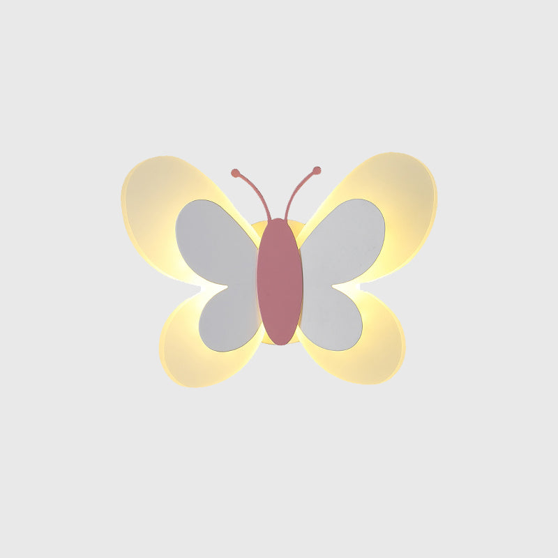 Butterfly LED Wall Lamp in Modern Creative Style Acrylic Wall Light for Bedroom