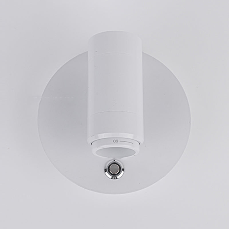Modern Geometric Shape Wall Sconce Reading Wall Light with Acrylic Shade for Bedroom