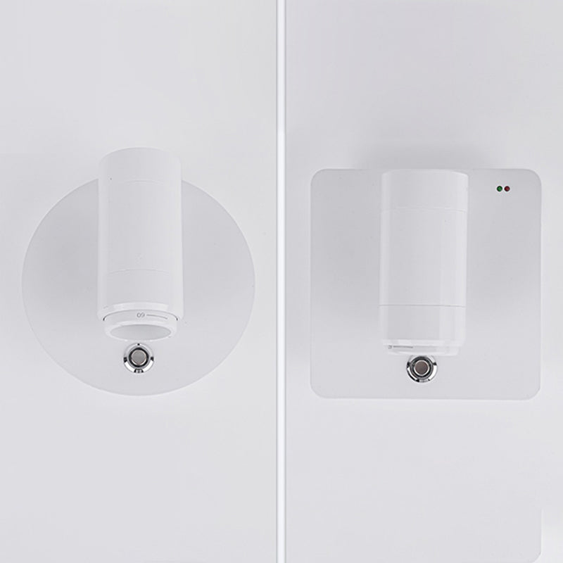 Modern Geometric Shape Wall Sconce Reading Wall Light with Acrylic Shade for Bedroom