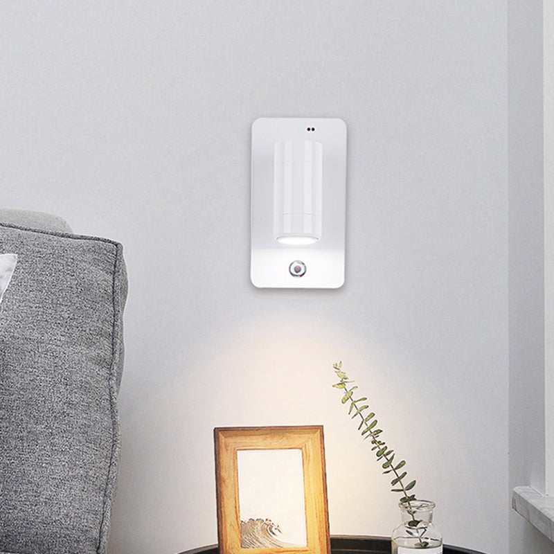 Modern Geometric Shape Wall Sconce Reading Wall Light with Acrylic Shade for Bedroom