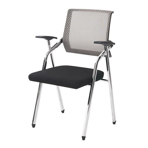 Mid Back Mesh Conference Chair Modern Fixed Arms Office Chair for Home Office