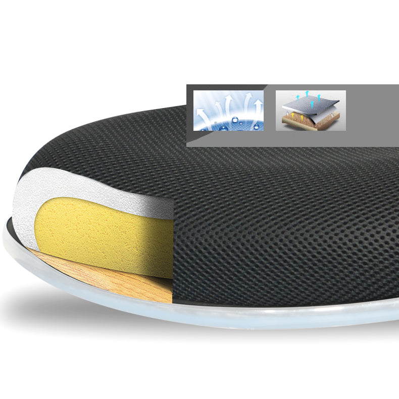 Mid Back Mesh Conference Chair Modern Fixed Arms Office Chair for Home Office