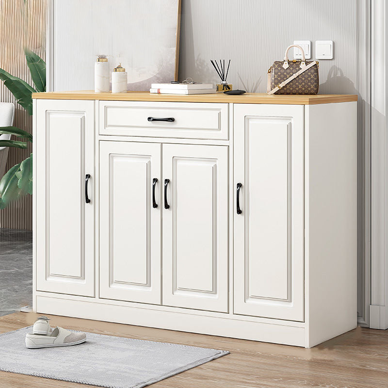 Modern Style Combo Dresser Bedroom Wooden Storage Chest Dresser with Drawers and Doors