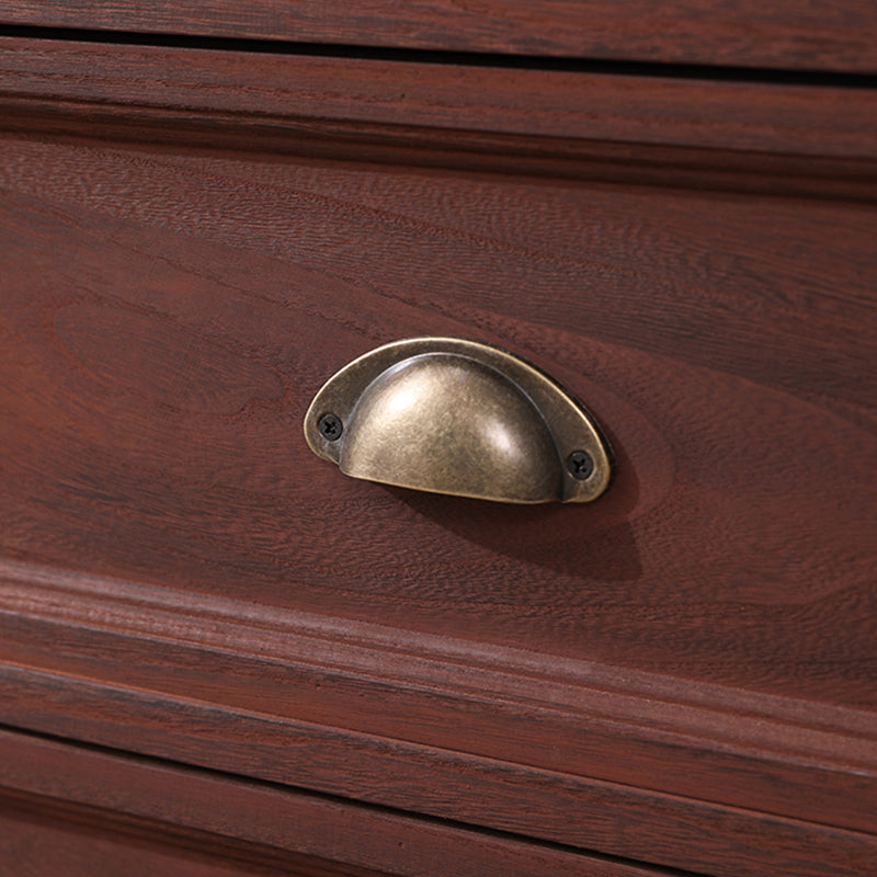 Traditional Style Storage Chest Bedroom Vertical Wooden Storage Chest Dresser with Drawers