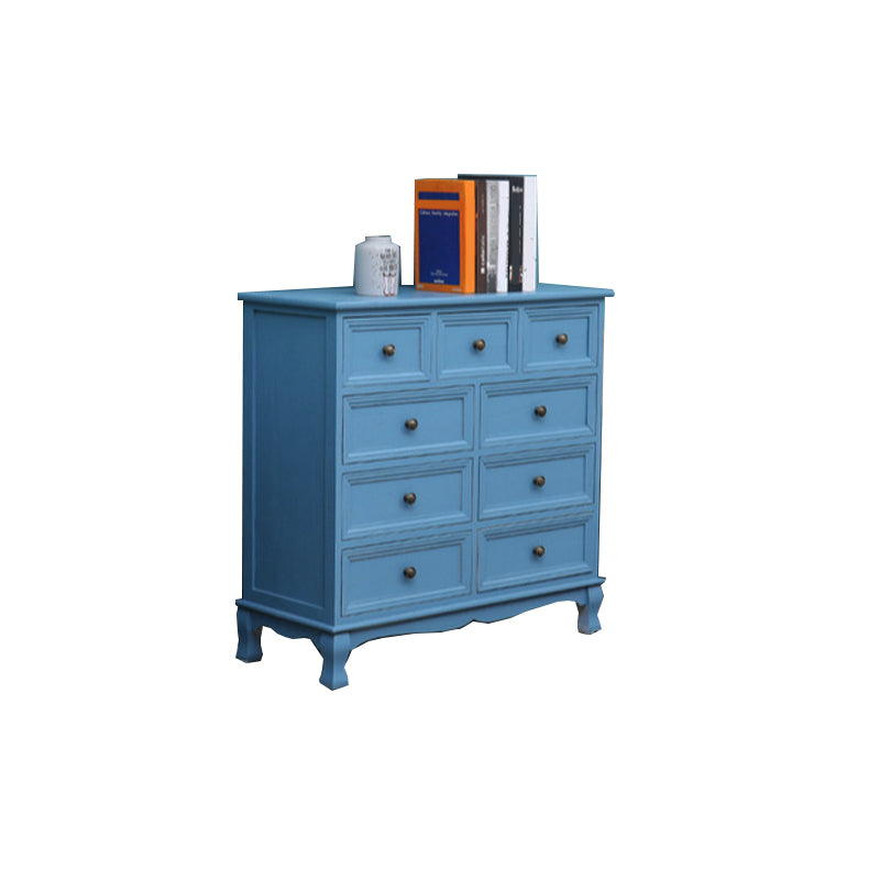 Traditional Style Storage Chest Bedroom Solid Wood Storage Chest Dresser with Drawers