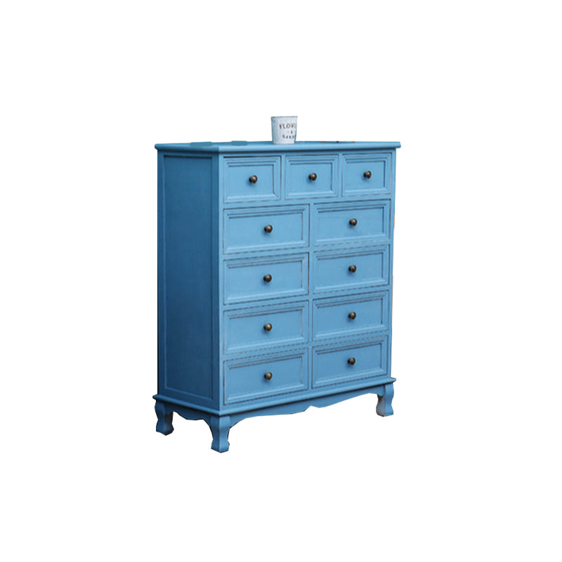 Traditional Style Storage Chest Bedroom Solid Wood Storage Chest Dresser with Drawers