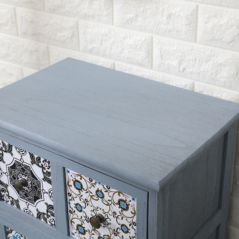 Bedroom Dresser Traditional Style Solid Wood Storage Chest with Multi Drawers