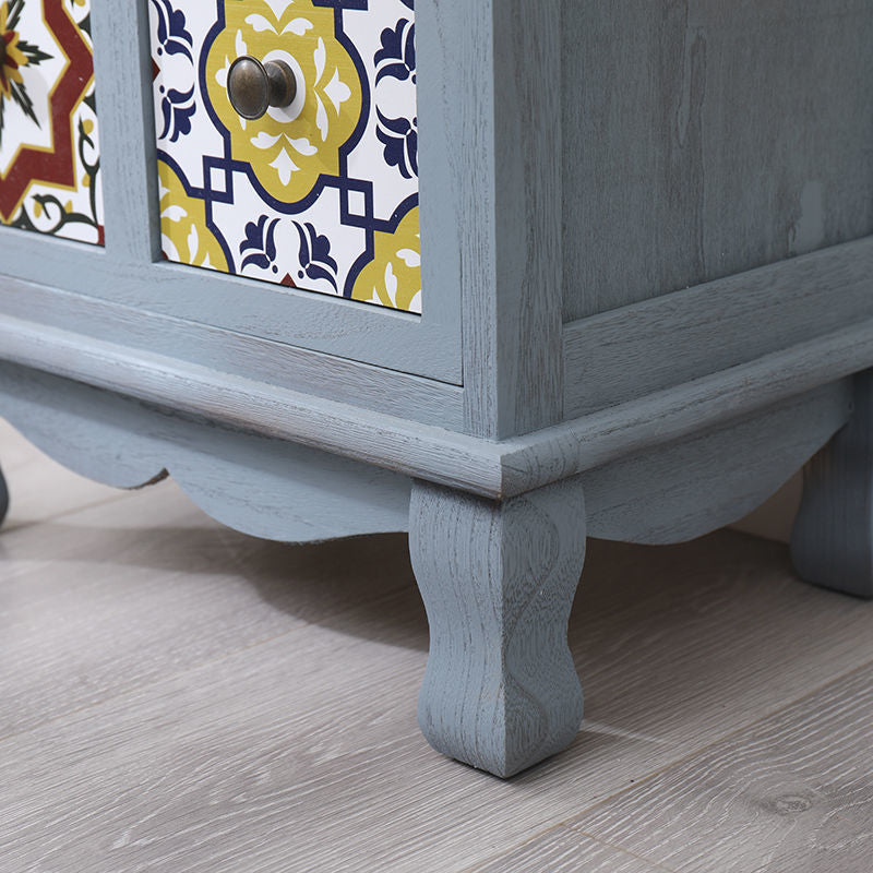 Bedroom Dresser Traditional Style Solid Wood Storage Chest with Multi Drawers