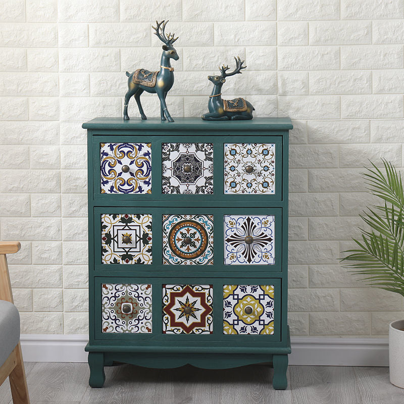 Bedroom Dresser Traditional Style Solid Wood Storage Chest with Multi Drawers