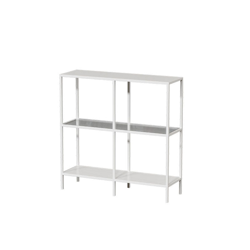 Modern Bookcase Metal Open Back Etagere Bookshelf for Home Office