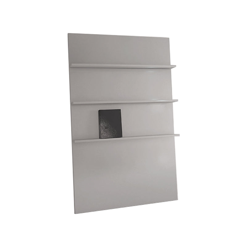 Metal Closed Back Bookshelf Modern Style Bookcase for Home Office